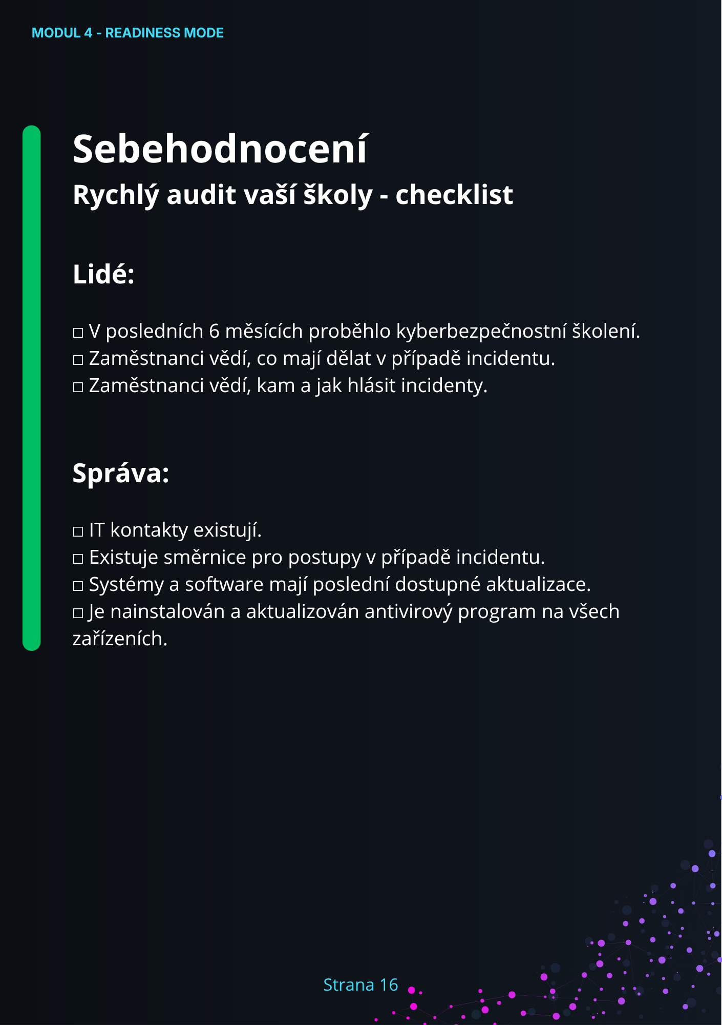 Ukázka playbooku